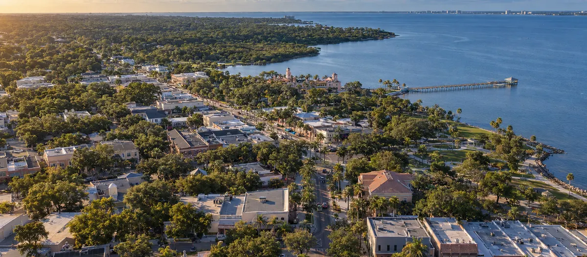 Aerial view of Safety Harbor, FL